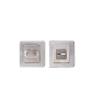 Завертки сантехнические Завертка сантехническая Code Deco WC-2207-CRM/CR 